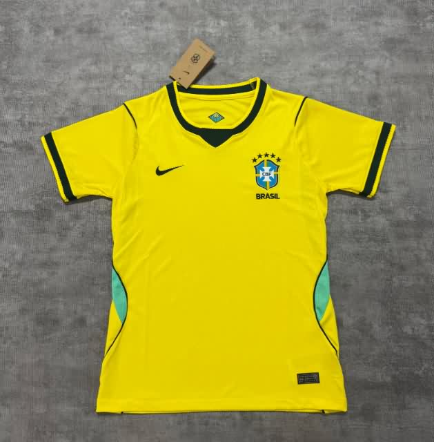 Thailand Quality(AAA) 2026 Brazil Home Women Soccer Jersey