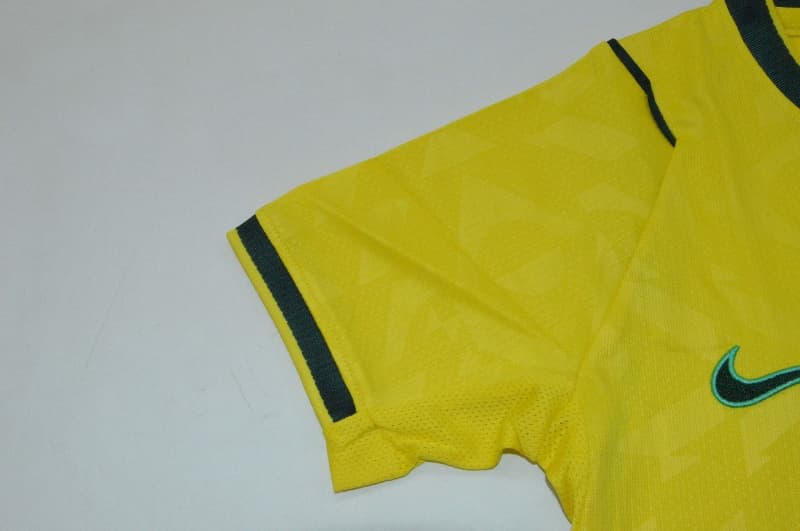 Thailand Quality(AAA) 2026 Brazil Home Women Cropped Soccer Jersey
