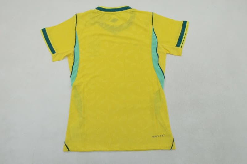 Thailand Quality(AAA) 2026 Brazil Home Women Soccer Jersey (Player)