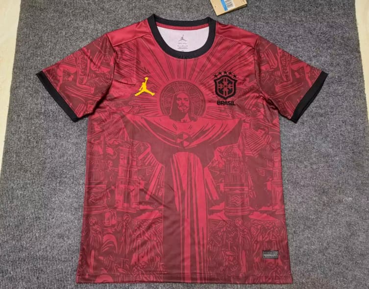 Thailand Quality(AAA) 2026 Brazil Special Soccer Jersey 06
