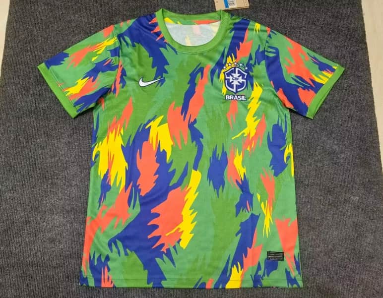 Thailand Quality(AAA) 2026 Brazil Training Soccer Jersey 05
