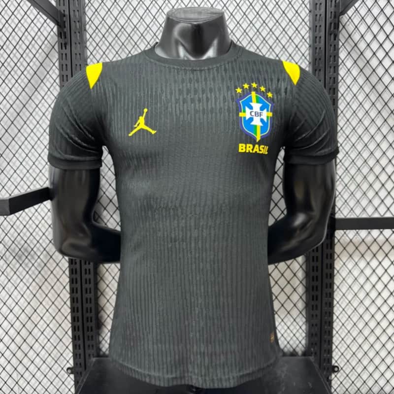 Thailand Quality(AAA) 2026 Brazil Training Soccer Jersey (Player) 02