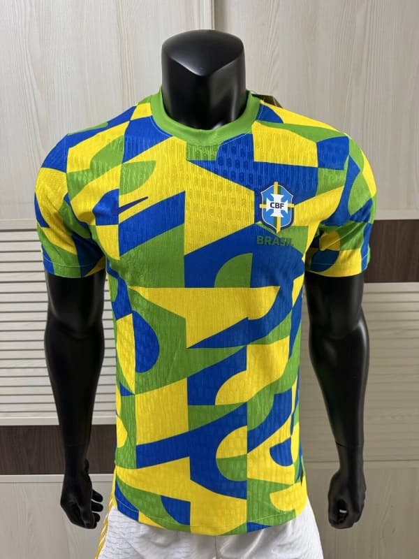 Thailand Quality(AAA) 2026 Brazil Training Soccer Jersey (Player) 04