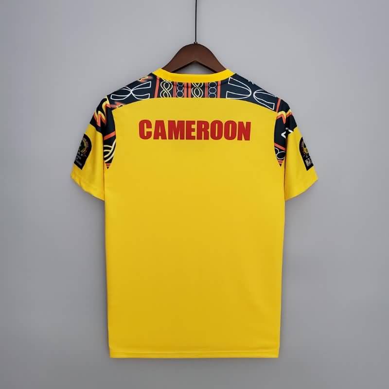 Thailand Quality(AAA) 2022 Cameroon Yellow Soccer Jersey