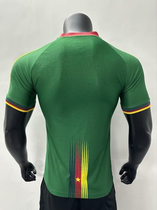 Thailand Quality(AAA) 2023/24 Cameroon Home Soccer Jersey (Player)