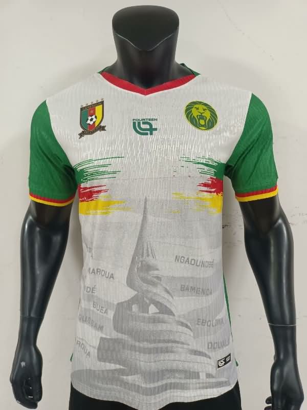 Thailand Quality(AAA) 2025 Cameroon Away Soccer Jersey (Player)