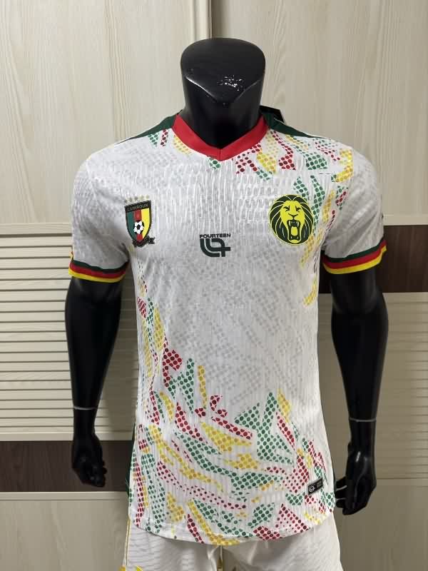 Thailand Quality(AAA) 2026 Cameroon Away Soccer Jersey (Player)