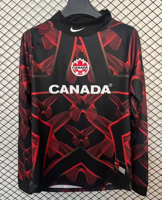 Thailand Quality(AAA) 2026 Canada Goalkeeper Long Sleeve Soccer Jersey