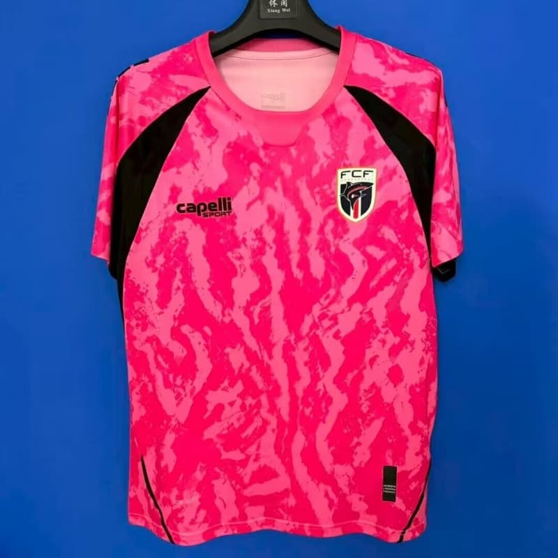 Thailand Quality(AAA) 2026 Cape Verde Goalkeeper Pink Soccer Jersey Thailand Quality(AAA) 2026 Cape Verde Goalkeeper Pink Soccer Jersey