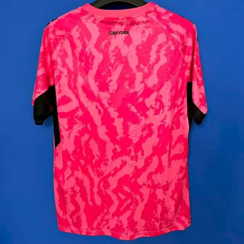 Thailand Quality(AAA) 2026 Cape Verde Goalkeeper Pink Soccer Jersey