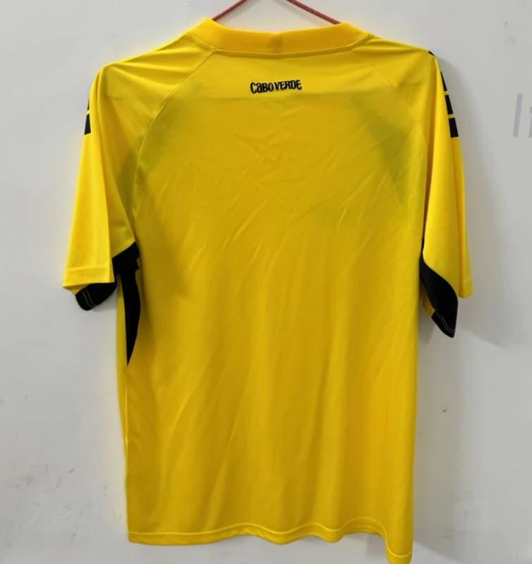 Thailand Quality(AAA) 2026 Cape Verde Goalkeeper Yellow Soccer Jersey
