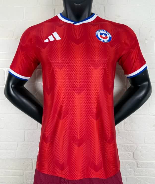 Thailand Quality(AAA) 2026 Chile Home Soccer Jersey (Player)