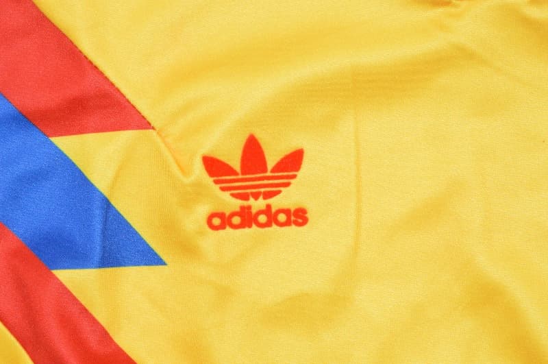 Thailand Quality(AAA) 1990 Colombia Home Women Cropped Soccer Jersey