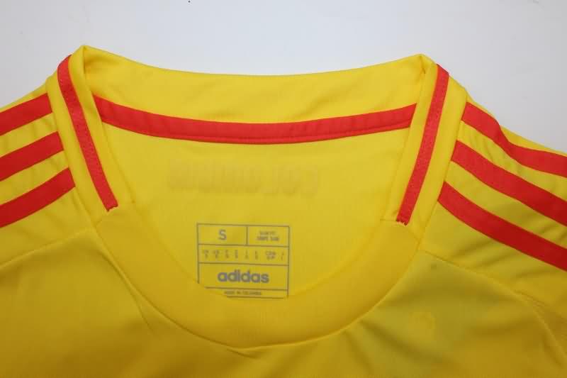 Thailand Quality(AAA) 2024 Colombia Copa America Home Women Soccer Jersey