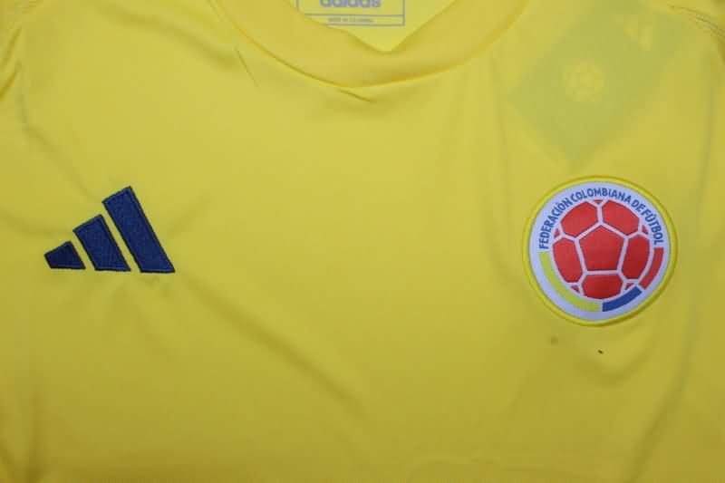 Thailand Quality(AAA) 2024 Colombia Copa America Home Women Soccer Jersey