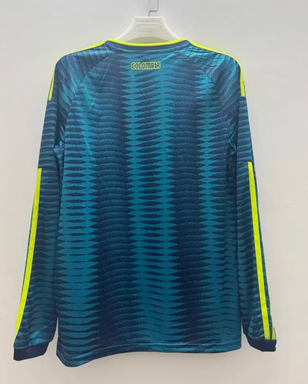 Thailand Quality(AAA) 2026 Colombia World Cup Away Long Sleeve Soccer Jersey