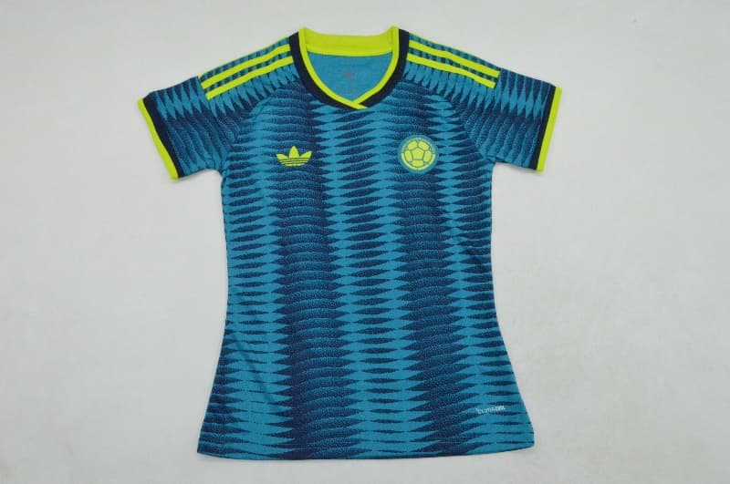 Thailand Quality(AAA) 2026 Colombia World Cup Away Women Soccer Jersey
