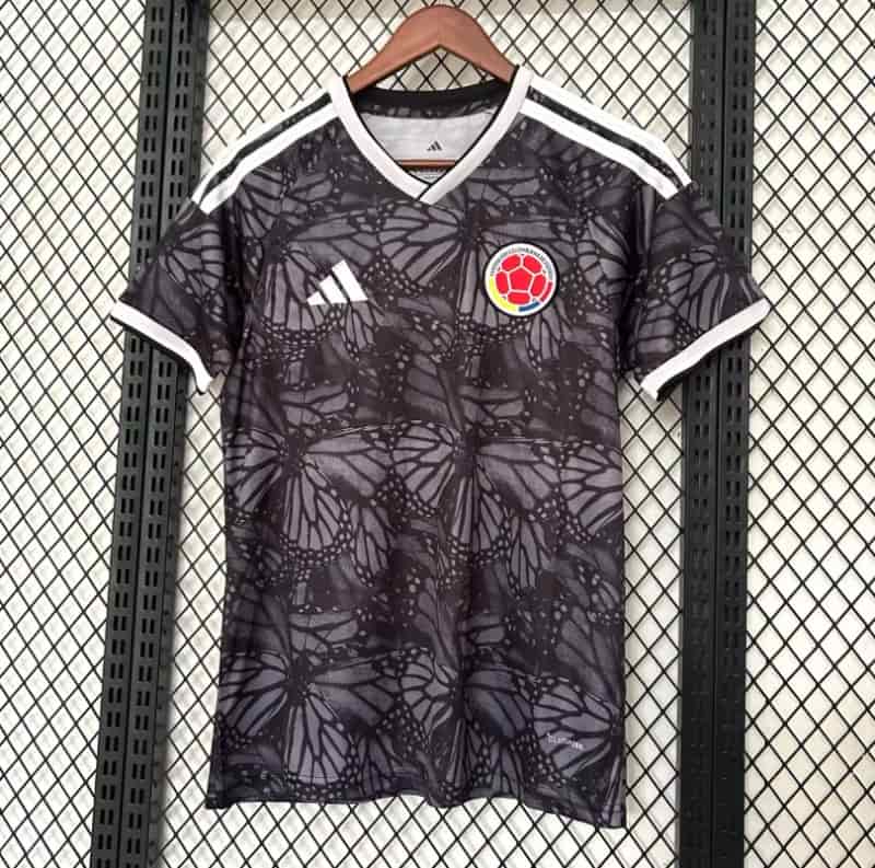 Thailand Quality(AAA) 2026 Colombia Black Soccer Jersey