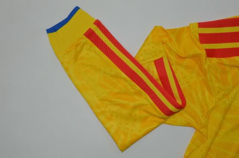 Thailand Quality(AAA) 2026 Colombia World Cup Home Long Sleeve Soccer Jersey (Player)