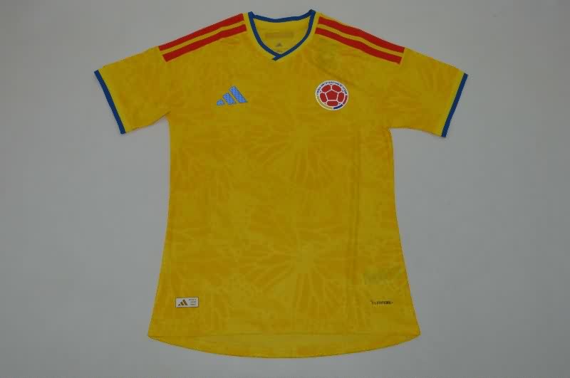 Thailand Quality(AAA) 2026 World Cup Colombia Home Soccer Jersey (Player)