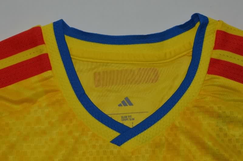 Thailand Quality(AAA) 2026 World Cup Colombia Home Soccer Jersey (Player)