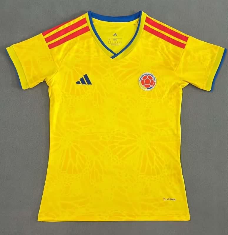 Thailand Quality(AAA) 2026 World Cup Colombia Home Women Soccer Jersey