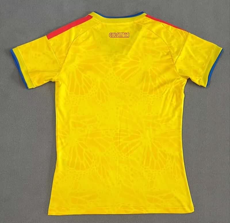 Thailand Quality(AAA) 2026 World Cup Colombia Home Women Soccer Jersey