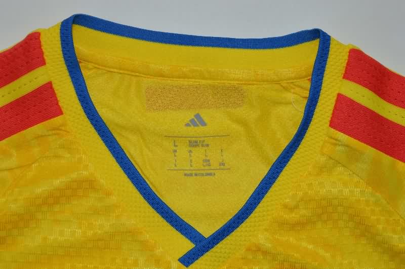 Thailand Quality(AAA) 2026 Colombia World Cup Home Women Soccer Jersey (Player)