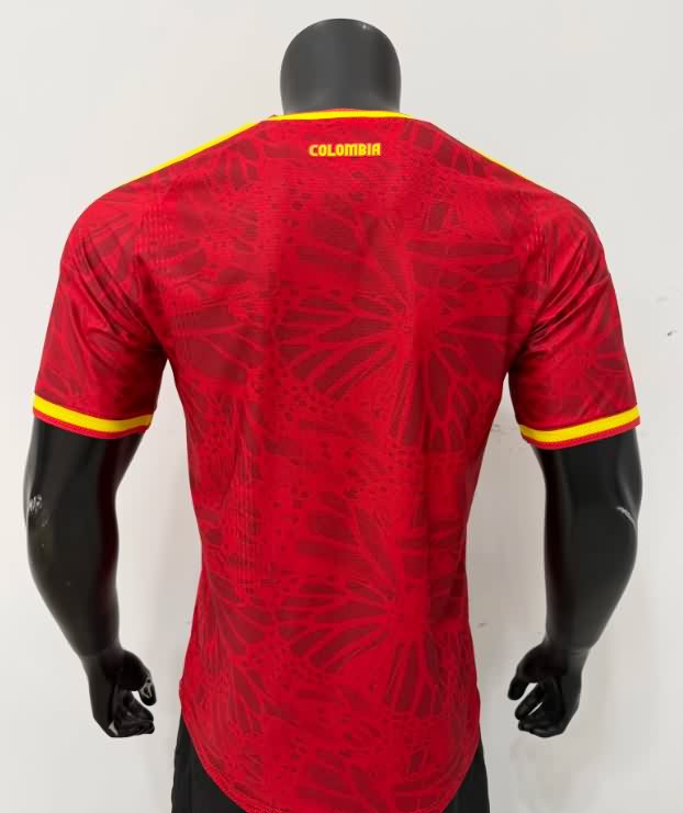 Thailand Quality(AAA) 2026 Colombia Red Soccer Jersey (Player)