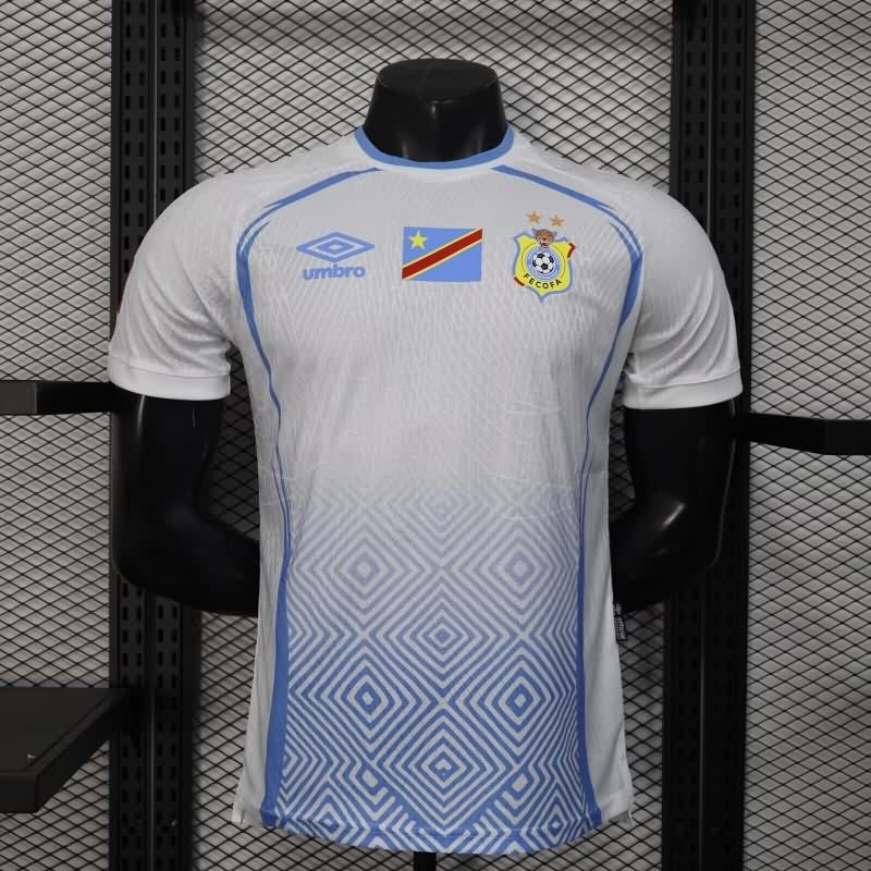 Thailand Quality(AAA) 2026 Congo White Soccer Jersey (Player)