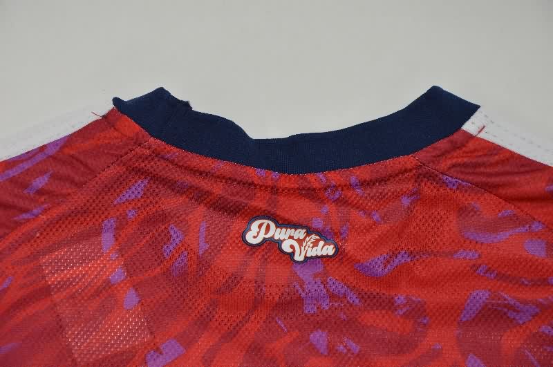 Thailand Quality(AAA) 2026 Costa Rica World Cup Home Soccer Jersey (Player)