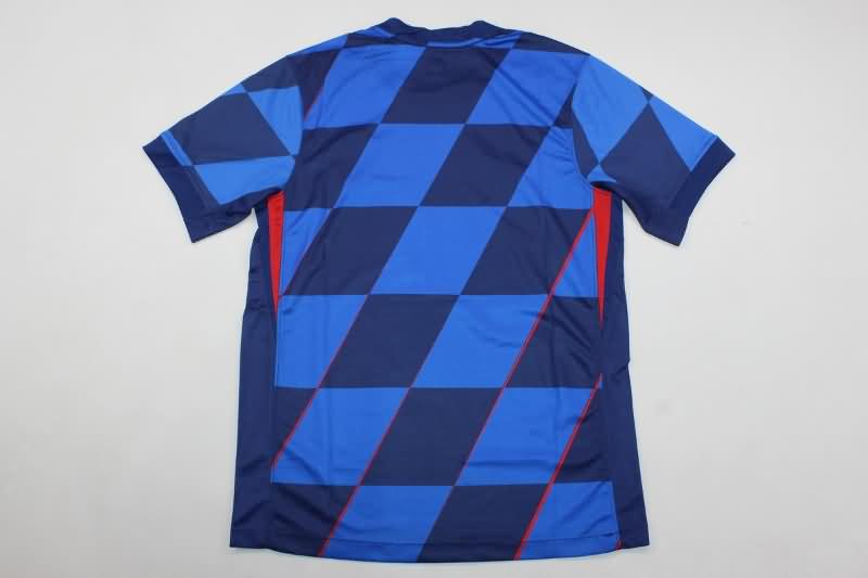 Thailand Quality(AAA) 2024 Croatia Away Soccer Jersey