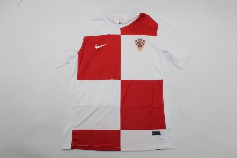 Thailand Quality(AAA) 2024 Croatia Home Soccer Jersey