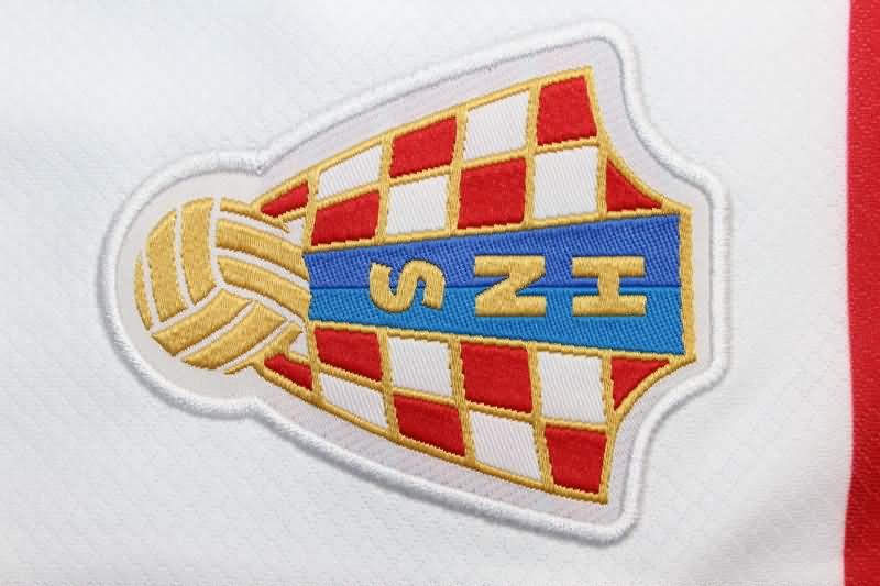 Thailand Quality(AAA) 2024 Croatia Home Soccer Jersey