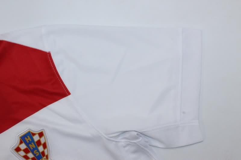 Thailand Quality(AAA) 2024 Croatia Home Soccer Jersey