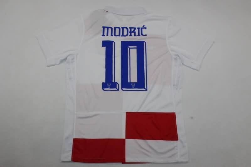 Thailand Quality(AAA) 2024 Croatia Home Soccer Jersey