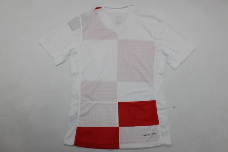 Thailand Quality(AAA) 2024 Croatia Home Soccer Jersey (Player)