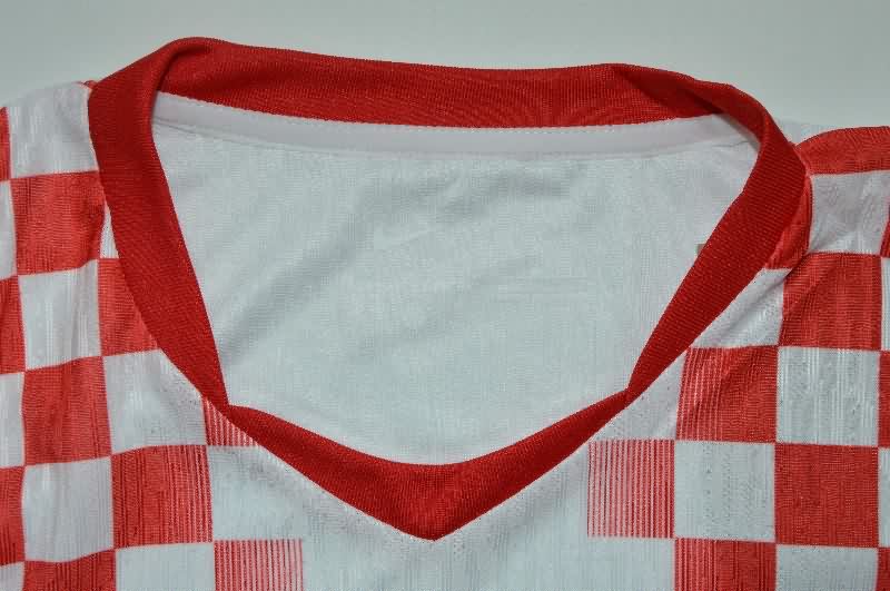 Thailand Quality(AAA) 2026 Croatia World Cup Home Soccer Jersey (Player)