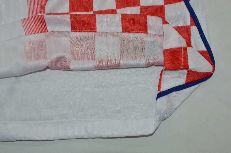 Thailand Quality(AAA) 2026 Croatia World Cup Home Soccer Jersey (Player)