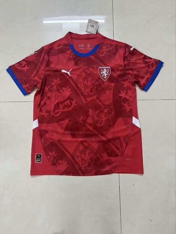 Thailand Quality(AAA) 2024 Czech Home Soccer Jersey