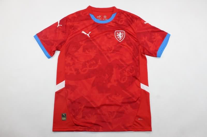 Thailand Quality(AAA) 2024 Czech Home Soccer Jersey