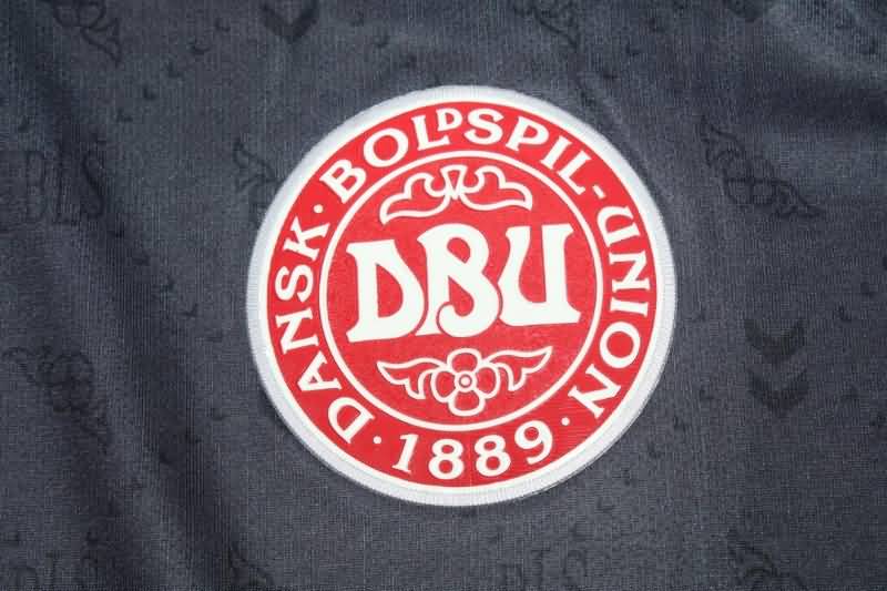 Thailand Quality(AAA) 2022 Denmark Goalkeeper Black Soccer Jersey
