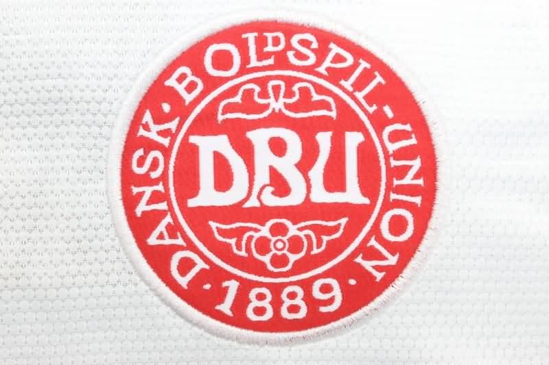 Thailand Quality(AAA) 2024 Denmark Away Soccer Jersey