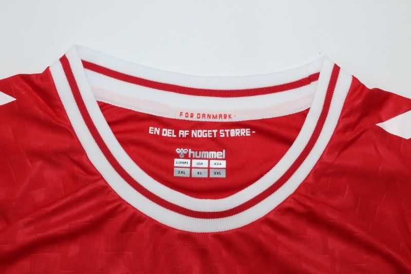 Thailand Quality(AAA) 2024 Denmark Home Soccer Jersey