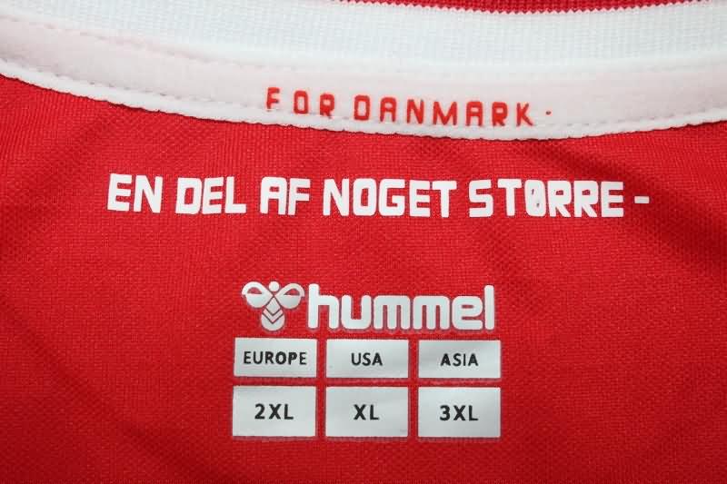 Thailand Quality(AAA) 2024 Denmark Home Soccer Jersey