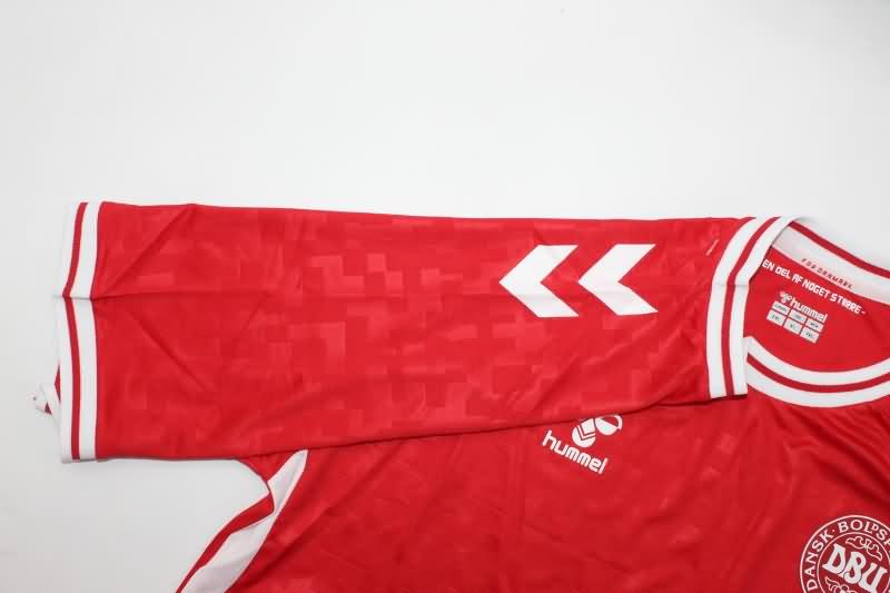 Thailand Quality(AAA) 2024 Denmark Home Soccer Jersey