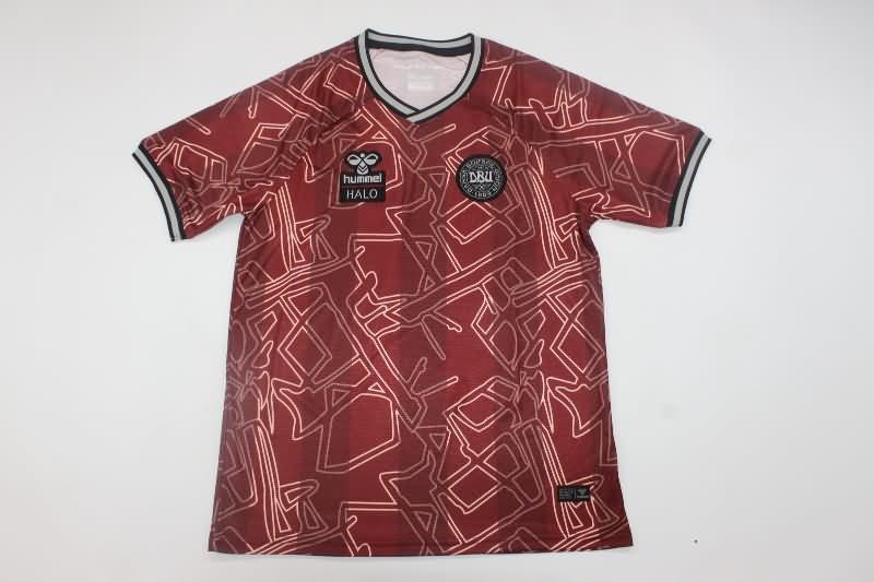 Thailand Quality(AAA) 2024 Denmark Training Soccer Jersey 02