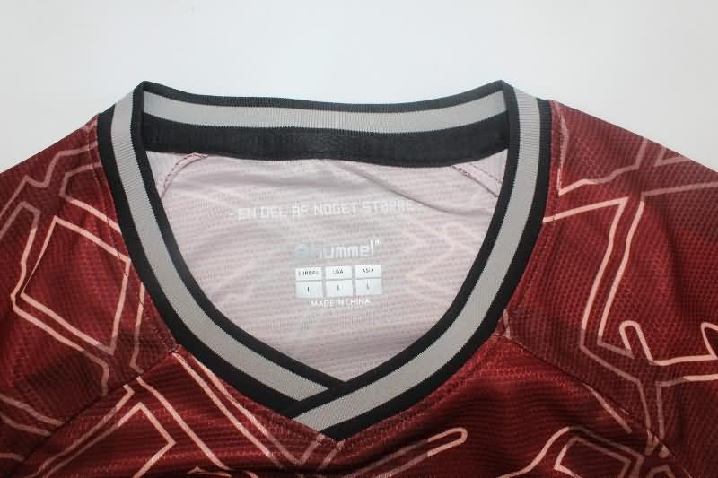 Thailand Quality(AAA) 2024 Denmark Training Soccer Jersey 02