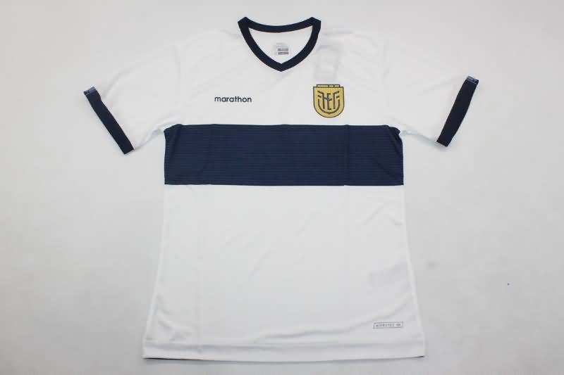 Thailand Quality(AAA) 2024 Ecuador White Soccer Jersey