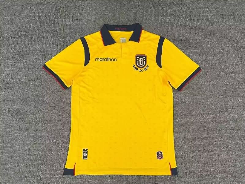 Thailand Quality(AAA) 2025 Ecuador Home Soccer Jersey